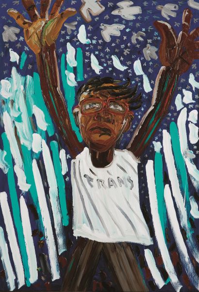 [2008] Childhood, Acrylic Ink on canvas, 162x130cm